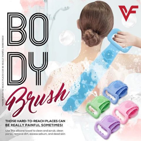 Pack of 2 Silicone Body Wash, Body Scrubber Belt With Double Side Shower Belt Back Scrubber Silicone Bath And Body Shower Brush Bath Scrubber Ultra Soft Silicone Bath & Shower Brush Silicone Body Brush Massage Bath Brush Shower Scrubber