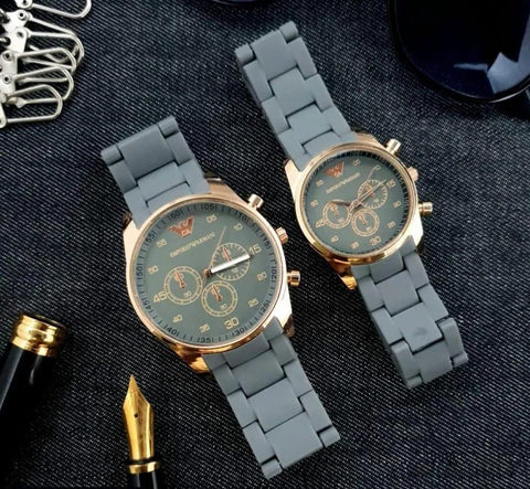 Premium Couple Watch Set