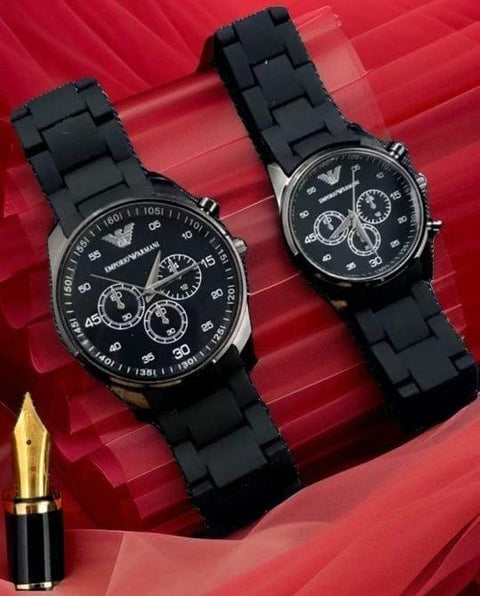 Premium Couple Watch Set