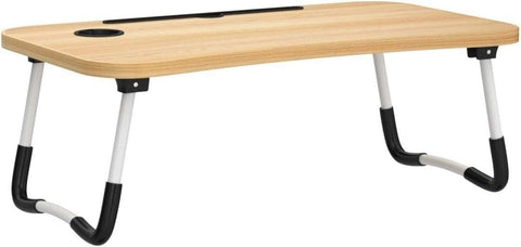 Portable Laptop Table With Cup Holder Ergonomic Design for Home & Office Use